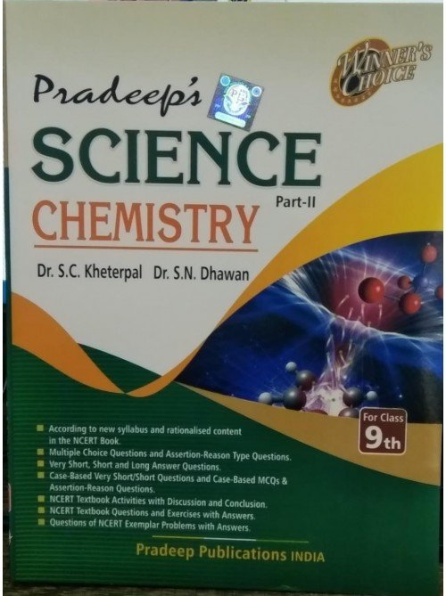 Pradeep's Science Chemistry Part - II for Class 9 (2024-25) at Ashirwad Publication
